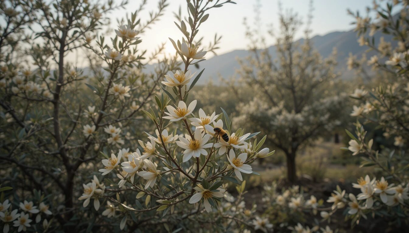 Olive grove spring weeds control