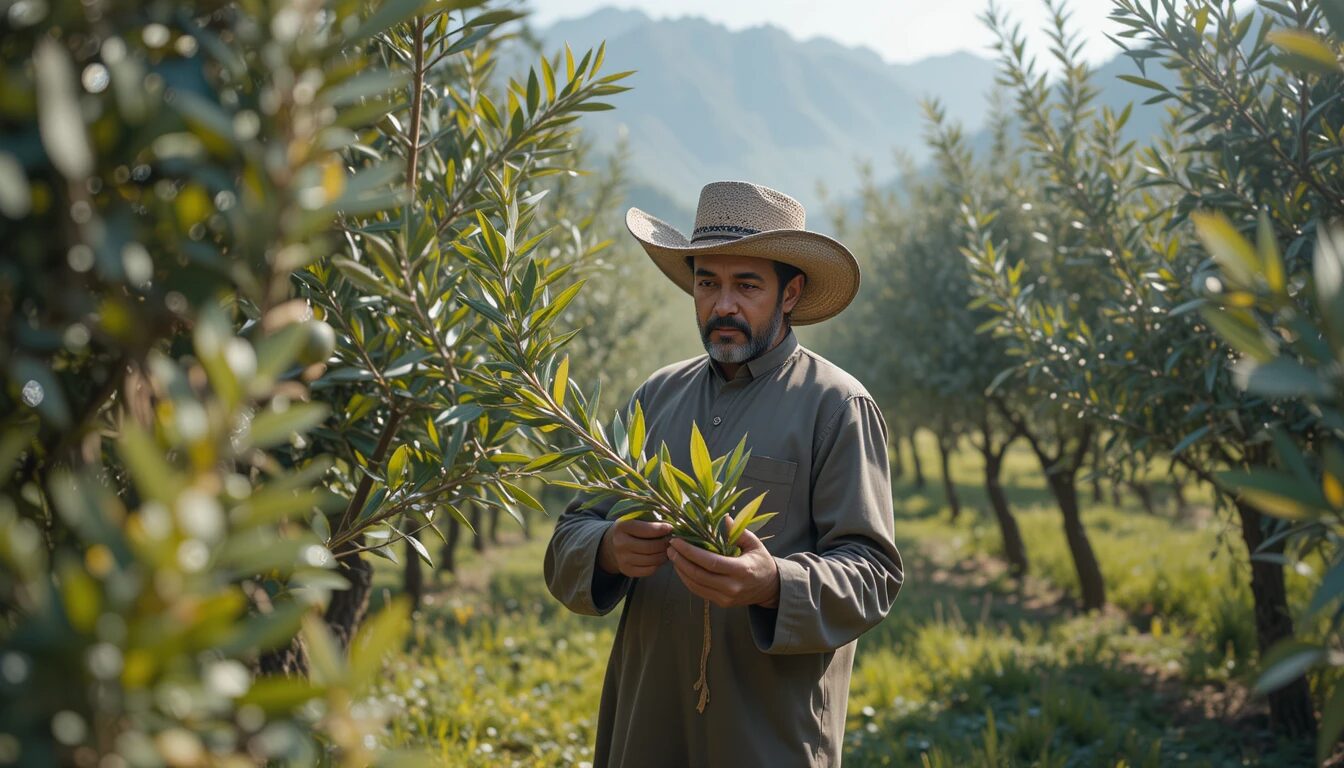 Olive grove early summer care